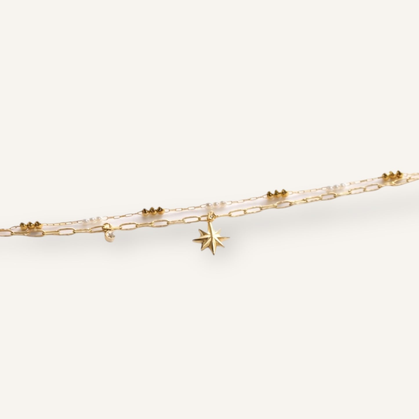 BRACELET 2 EN 1 ARAMIS ACIER OR