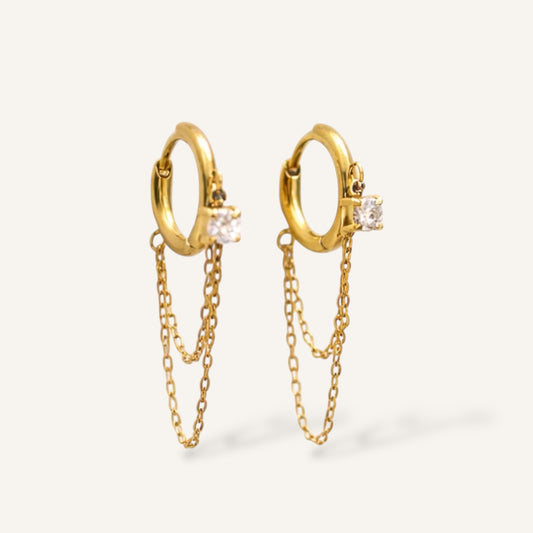 BOUCLES D'OREILLES LEYANA ACIER