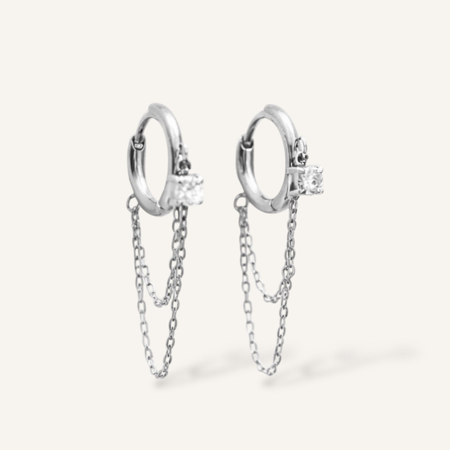 BOUCLES D'OREILLES LEYANA ACIER