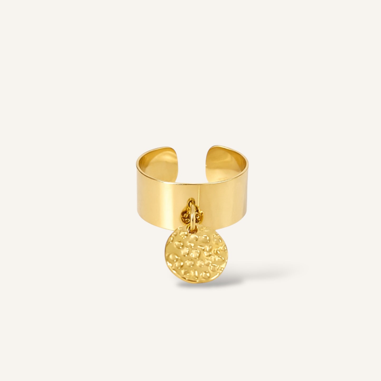 BAGUE OPALINE ACIER