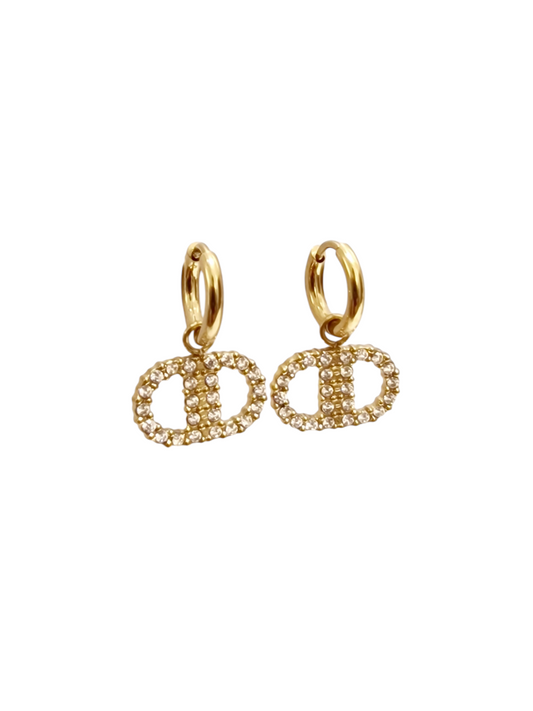 BOUCLES D'OREILLES LINDY ACIER
