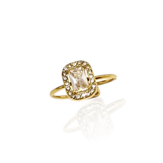 BAGUE ROSALIE ACIER