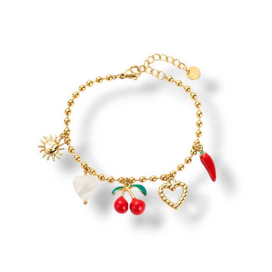 BRACELET OLIANA ACIER OR