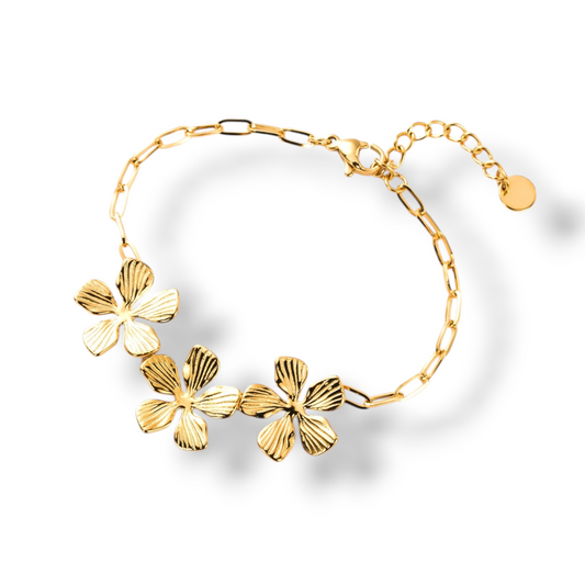 BRACELET JULIETTE ACIER OR