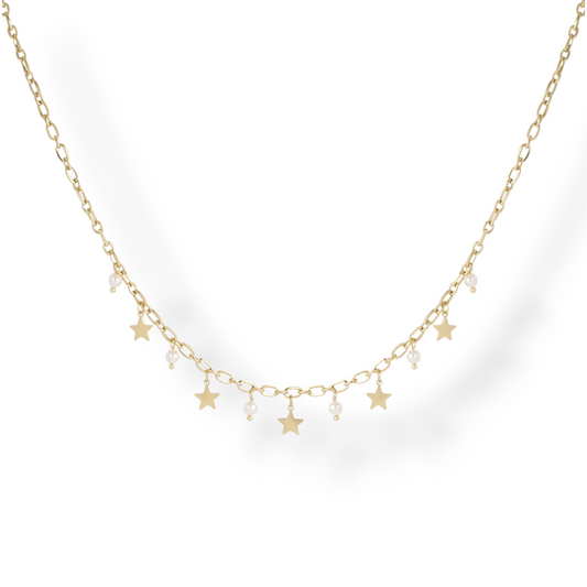 COLLIER ÉTOILÉE ACIER