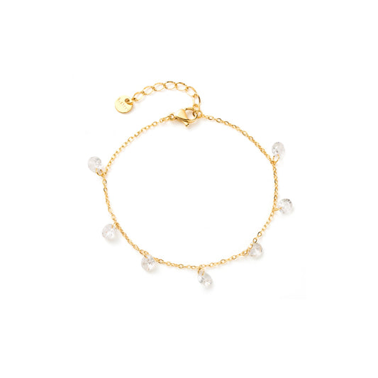 BRACELET EMMY ACIER OR
