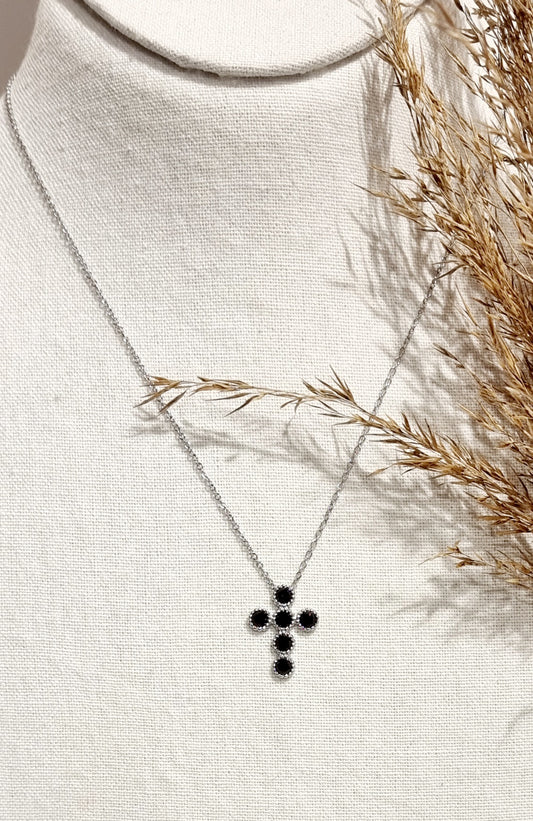 Collier Eden acier argent - Collection SR