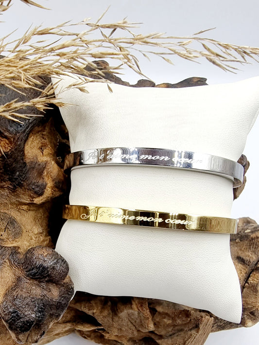 Jonc message( je t'aime mon coeur) - Collection SR