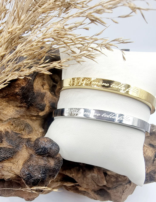 Jonc message (Telle mère telle fille) - Collection SR