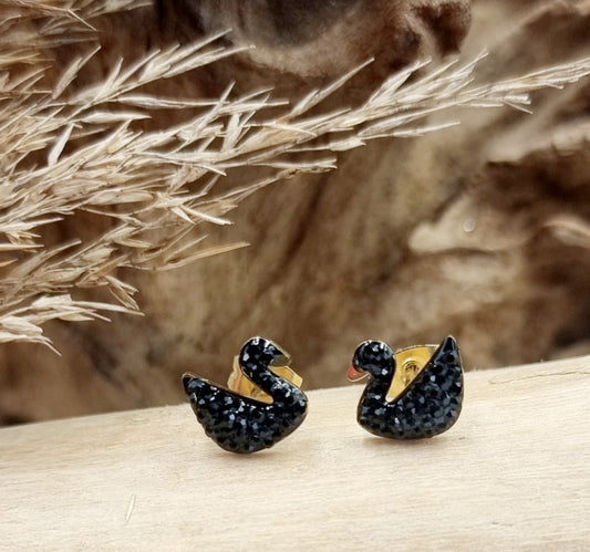 BOUCLES D'OREILLES LILY ACIER OR