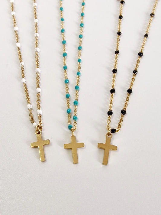 COLLIER GENA ACIER OR