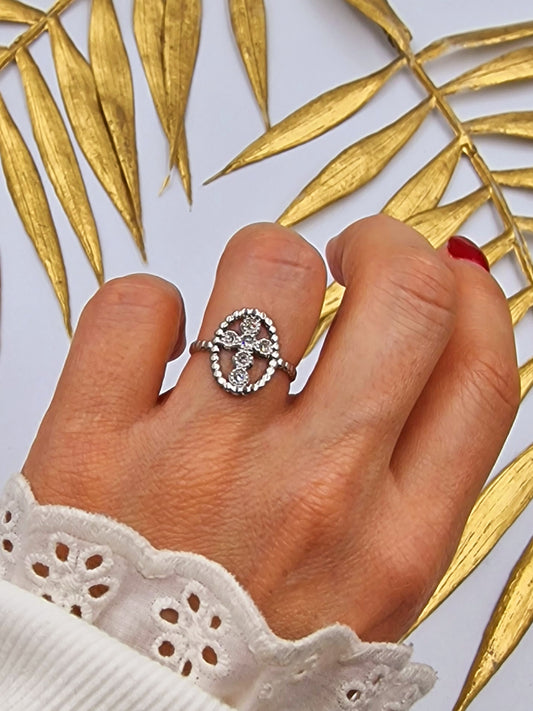 BARGUE BERTHA ACIER ARGENT