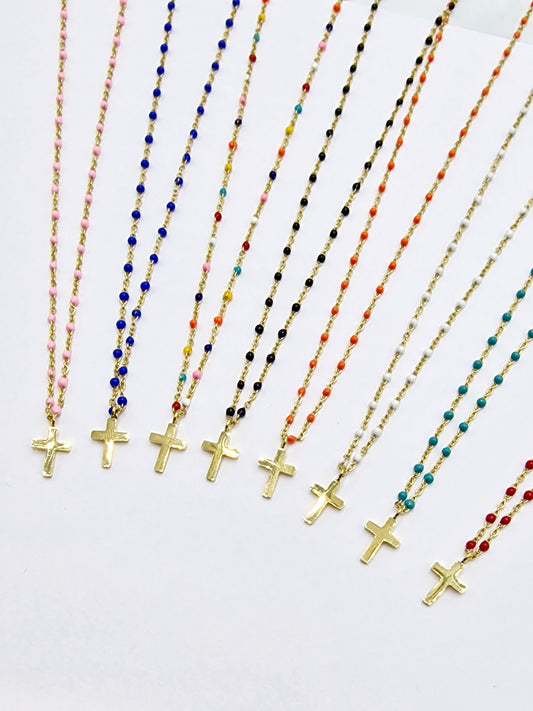 COLLIER GENA ACIER OR