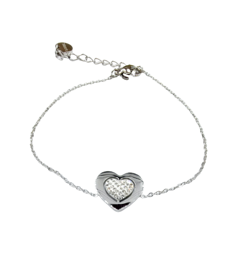 Bracelet Zoé acier argent - Collection SR