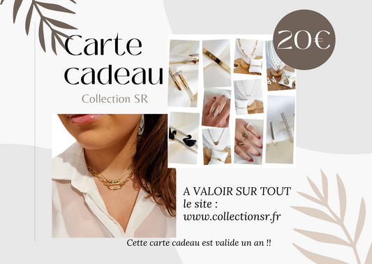 CARTE CADEAU 20€ - Collection SR